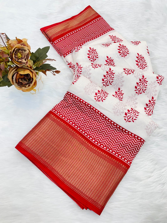 Beautiful Designer Soft Dola silk Saree