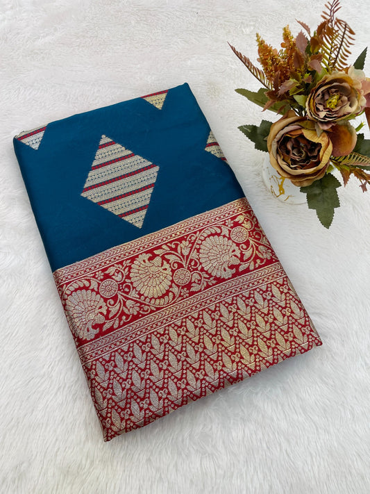 Self Design Bollywood Cotton Silk Saree