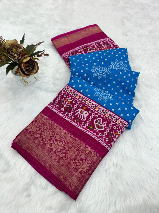 Dola saree, dola silk saree, party wear saree