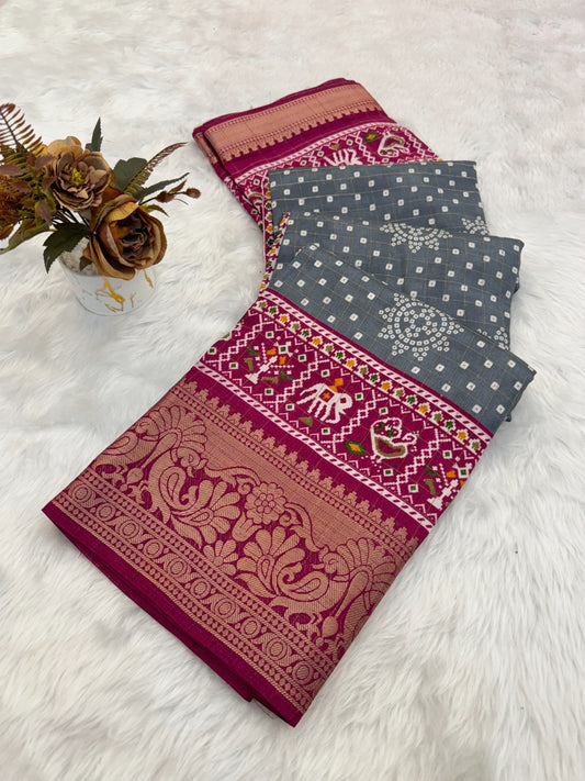 Dola saree, dola silk saree, party wear saree