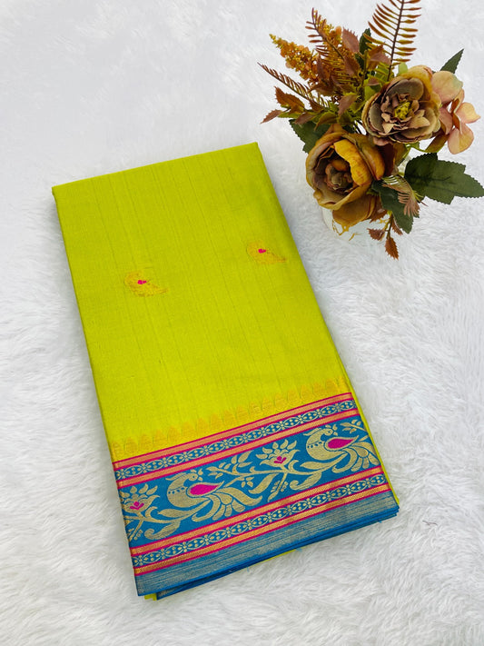 Traditional Paithani Cotton Silk Saree
