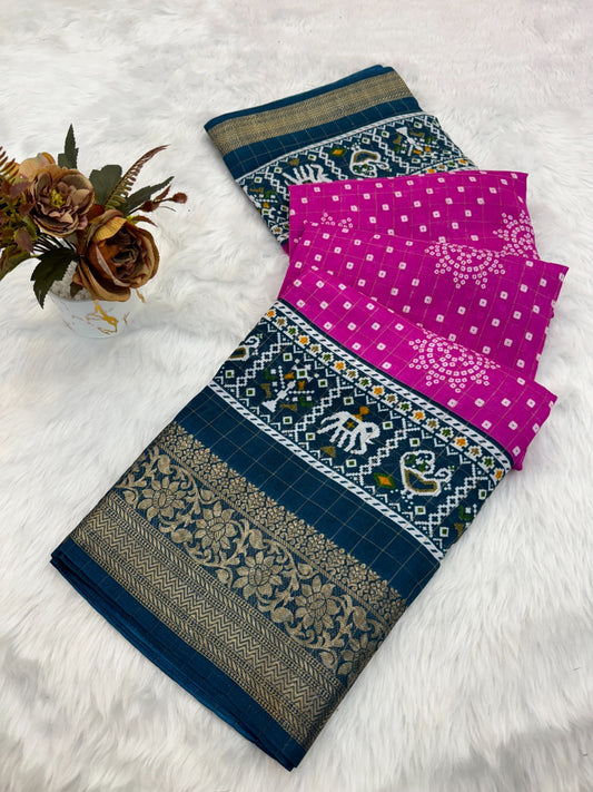 Dola saree, dola silk saree, party wear saree