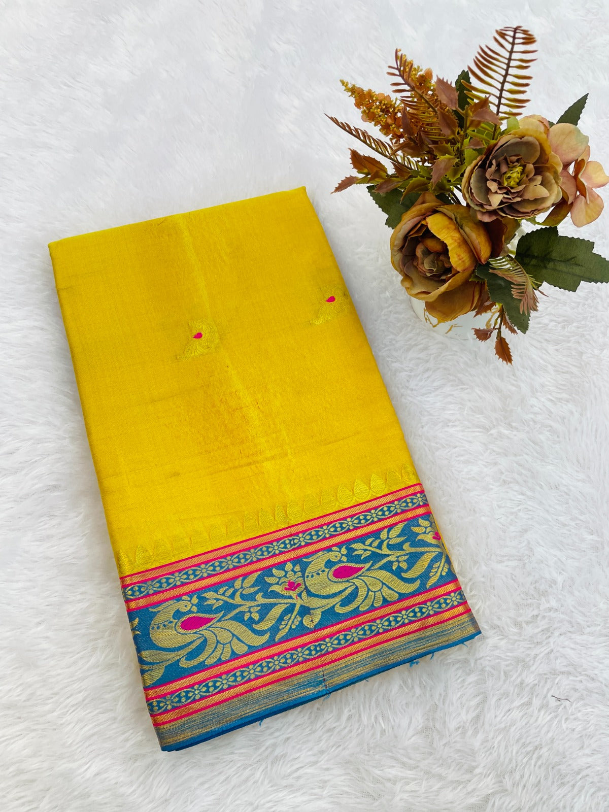 Traditional Paithani Cotton Silk Saree