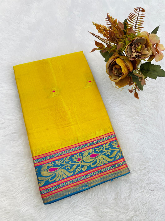 Traditional Paithani Cotton Silk Saree