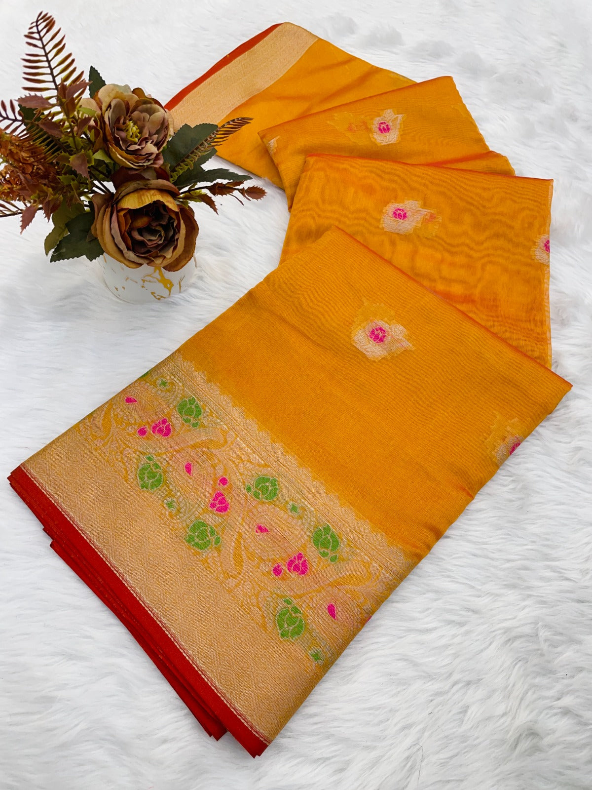Banarasi Silk Saree for Women with Trendy Wedding Style in Cotton, Fancy, Art Silk, and Soft Silk Blend Maroon Saree