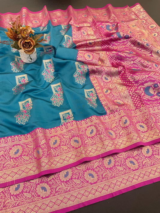 Art Silk Banarasi Trending Designer Bollywood Saree