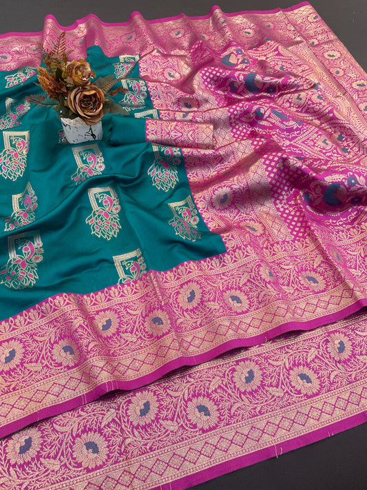 Art Silk Banarasi Trending Designer Bollywood Saree