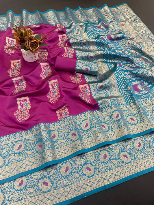 Art Silk Banarasi Trending Designer Bollywood Saree