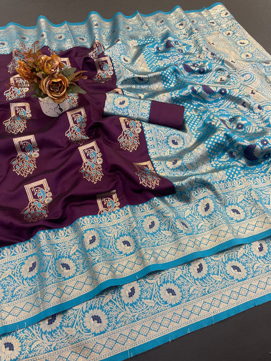 Art Silk Banarasi Trending Designer Bollywood Saree