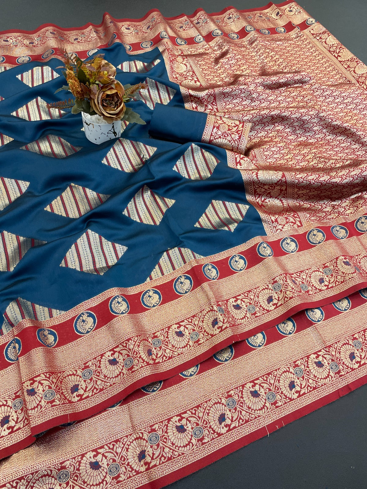 Self Design Bollywood Cotton Silk Saree