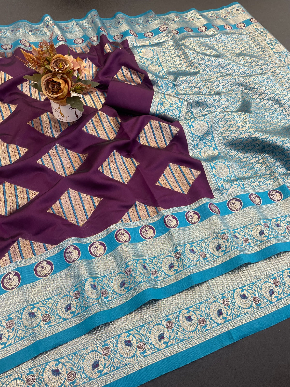 Self Design Bollywood Cotton Silk Saree