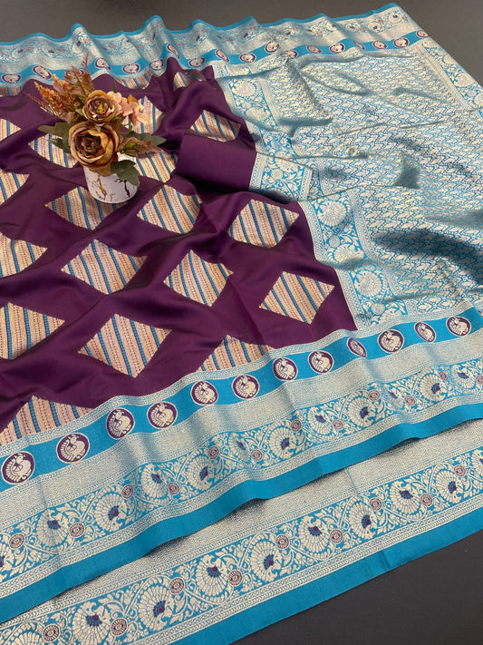Self Design Bollywood Cotton Silk Saree