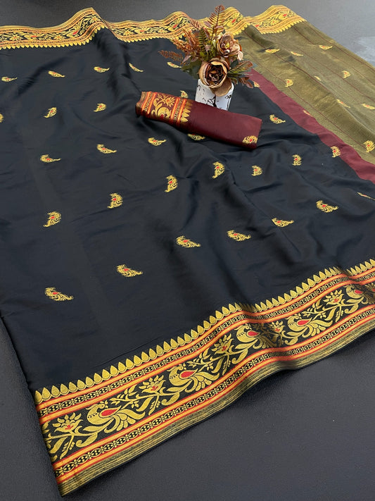 Traditional Paithani Cotton Silk Saree
