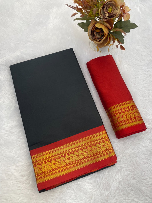 Beautiful animal print zari weaving border