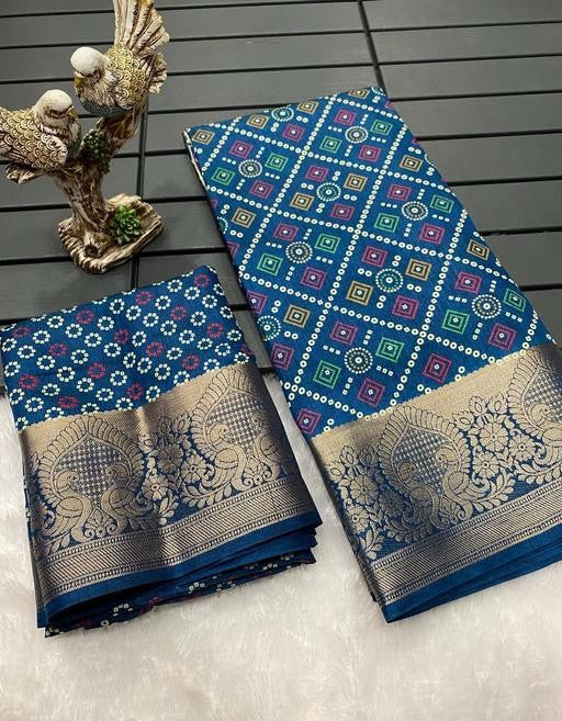 dola silk sare with beautiful design..