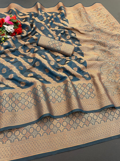 Organza Silk Saree for Women with Trendy Wedding Style in Cotton, Fancy, Art Silk, and Soft Silk Saree