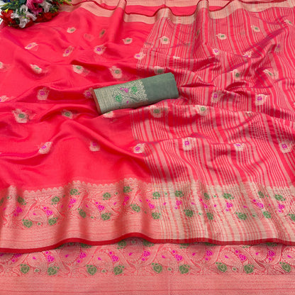 Banarasi Silk Saree for Women with Trendy Wedding Style in Cotton, Fancy, Art Silk, and Soft Silk Blend Maroon Saree