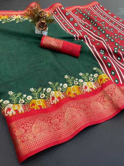 Dola silk soft smooth saree with beautiful design…