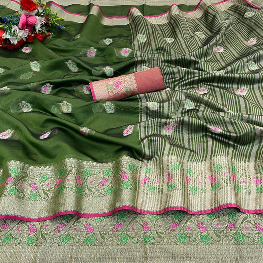 Banarasi Silk Saree for Women with Trendy Wedding Style in Cotton, Fancy, Art Silk, and Soft Silk Blend Maroon Saree
