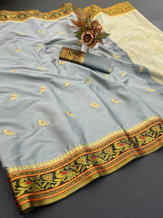Traditional Paithani Cotton Silk Saree