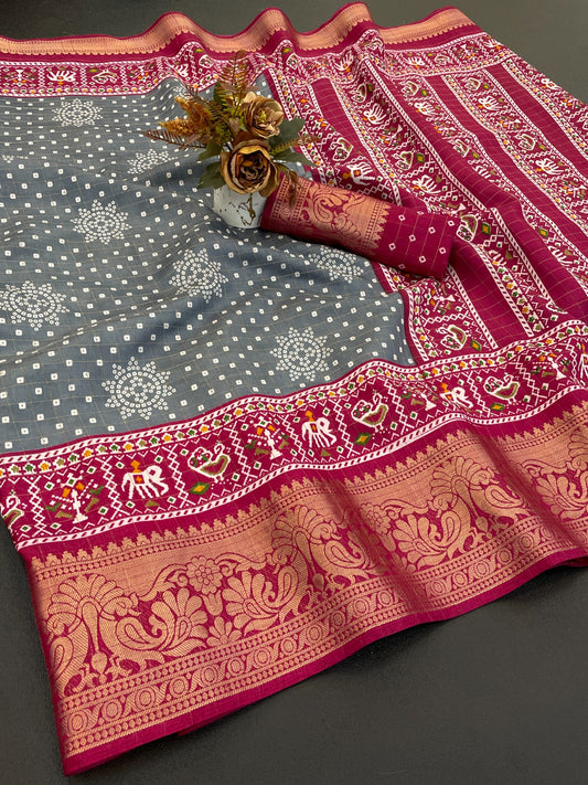 Dola saree, dola silk saree, party wear saree