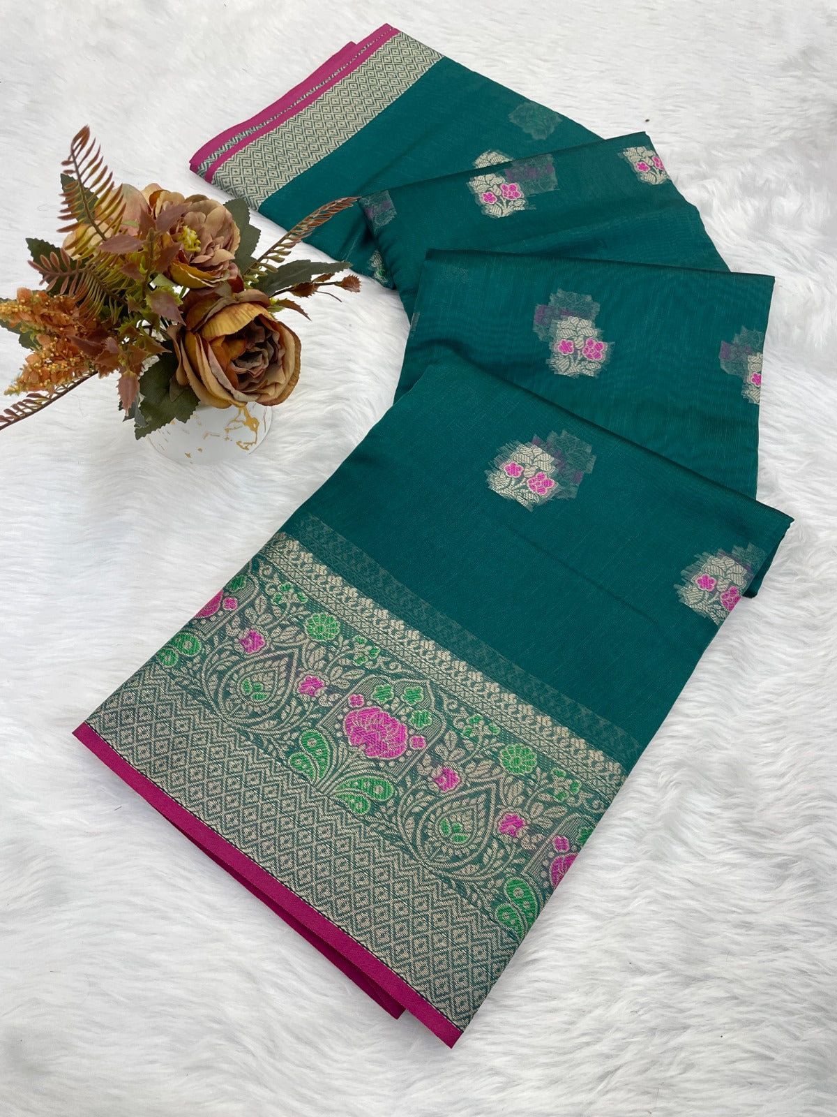 ORGANZA ANUPAMA DESIGN SAREE