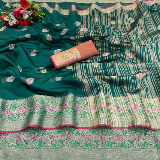 Banarasi Silk Saree for Women with Trendy Wedding Style in Cotton, Fancy, Art Silk, and Soft Silk Blend Maroon Saree