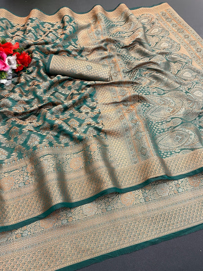 Fancy Premium Organza Silk Saree