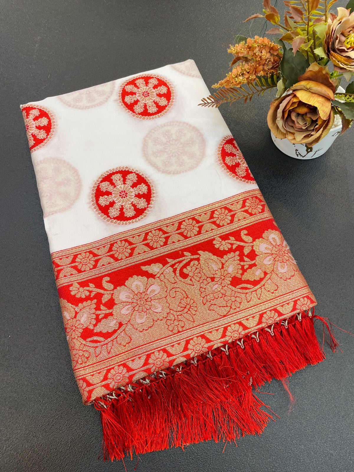new collection sarees Banarasi Rich Pallu Silk Saree