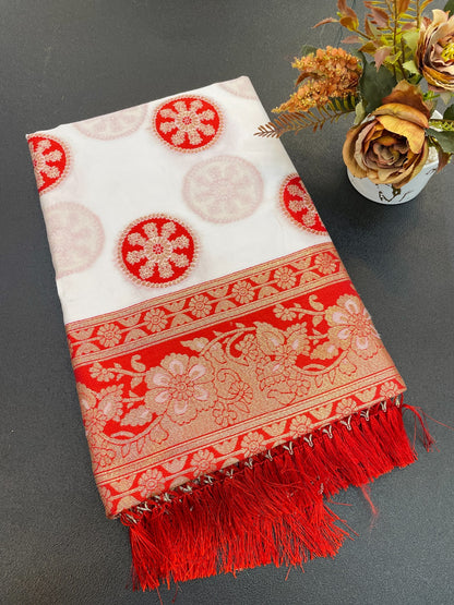 new collection sarees Banarasi Rich Pallu Silk Saree