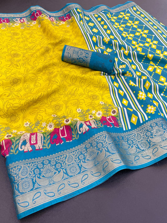 Dola silk soft smooth saree with beautiful design…