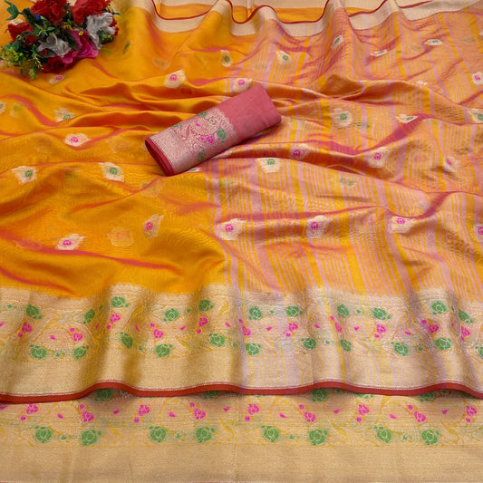 Banarasi Silk Saree for Women with Trendy Wedding Style in Cotton, Fancy, Art Silk, and Soft Silk Blend Maroon Saree