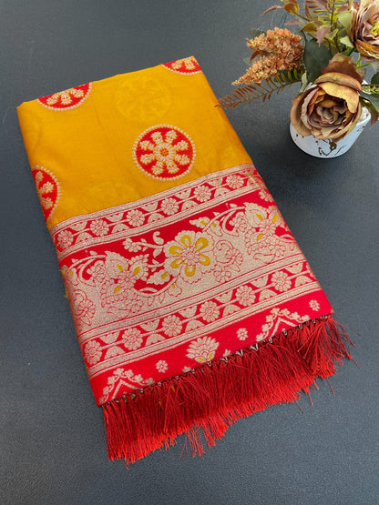 new collection sarees Banarasi Rich Pallu Silk Saree