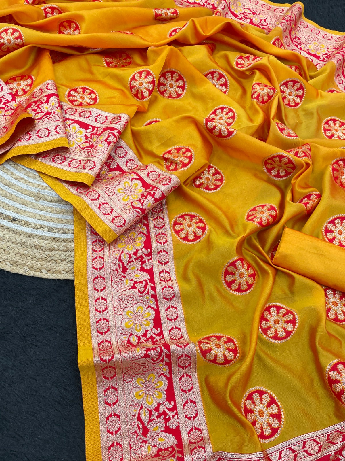 Organza Silk Saree for Women with Trendy Wedding Style in Cotton, Fancy, Art Silk, and Soft Silk Blend Saree